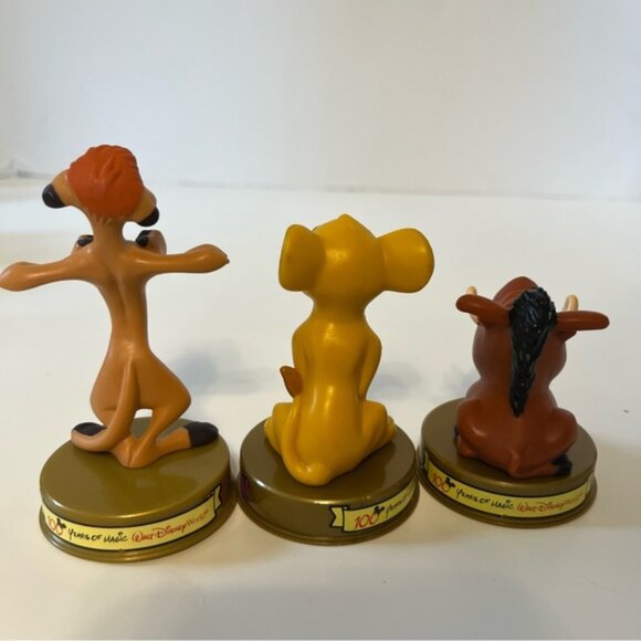 100 years of Disney McDonald’s toysLion King Figurine Set - Timon, Simba, Pumbaa - Picture 2 of 2